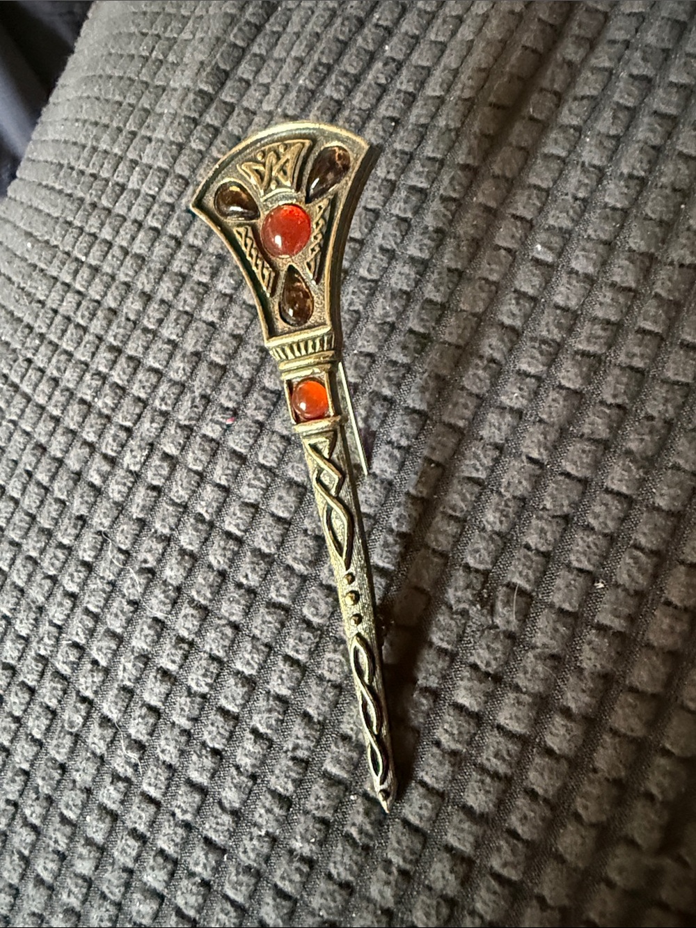 Vintage Celtic dagger Decorative Brooch